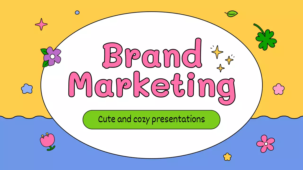 Yellow Cute Marketing Presentation