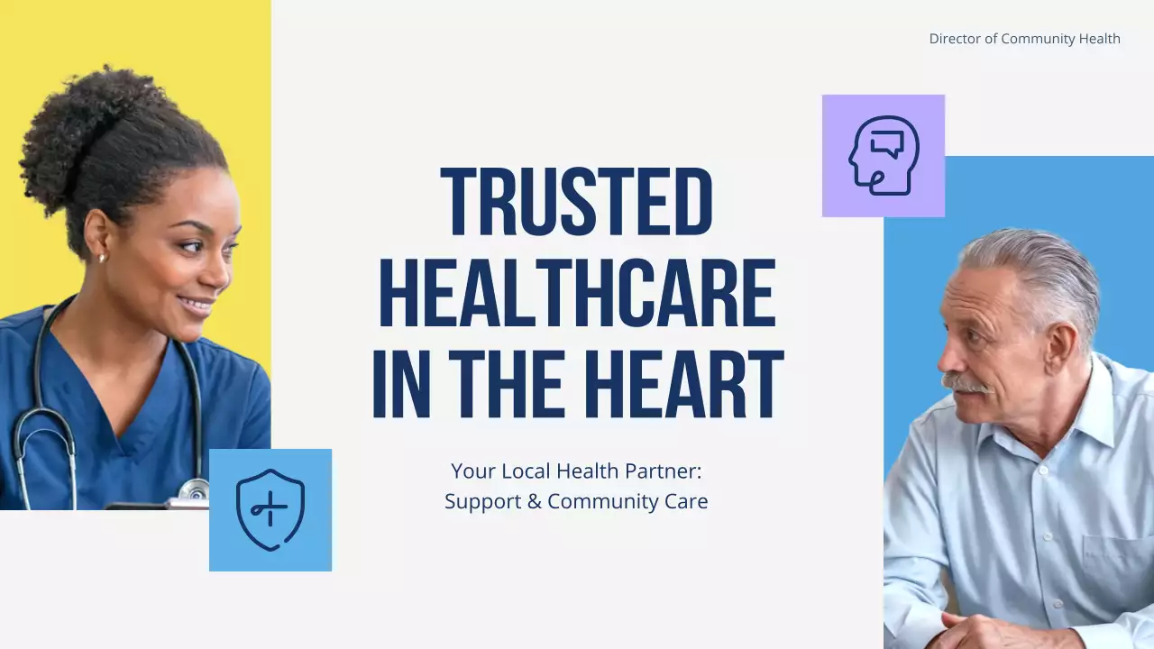 Colourful Modern Healthcare Promotion Presentation