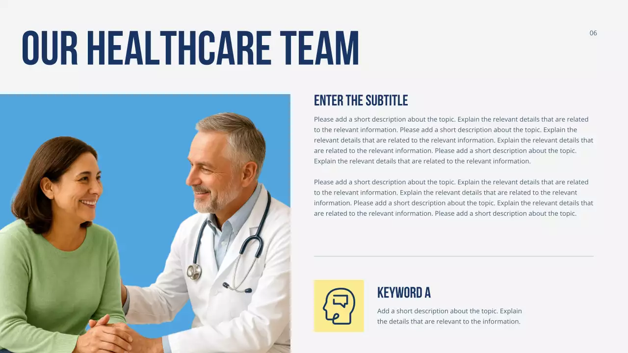 Colourful Modern Healthcare Promotion Presentation