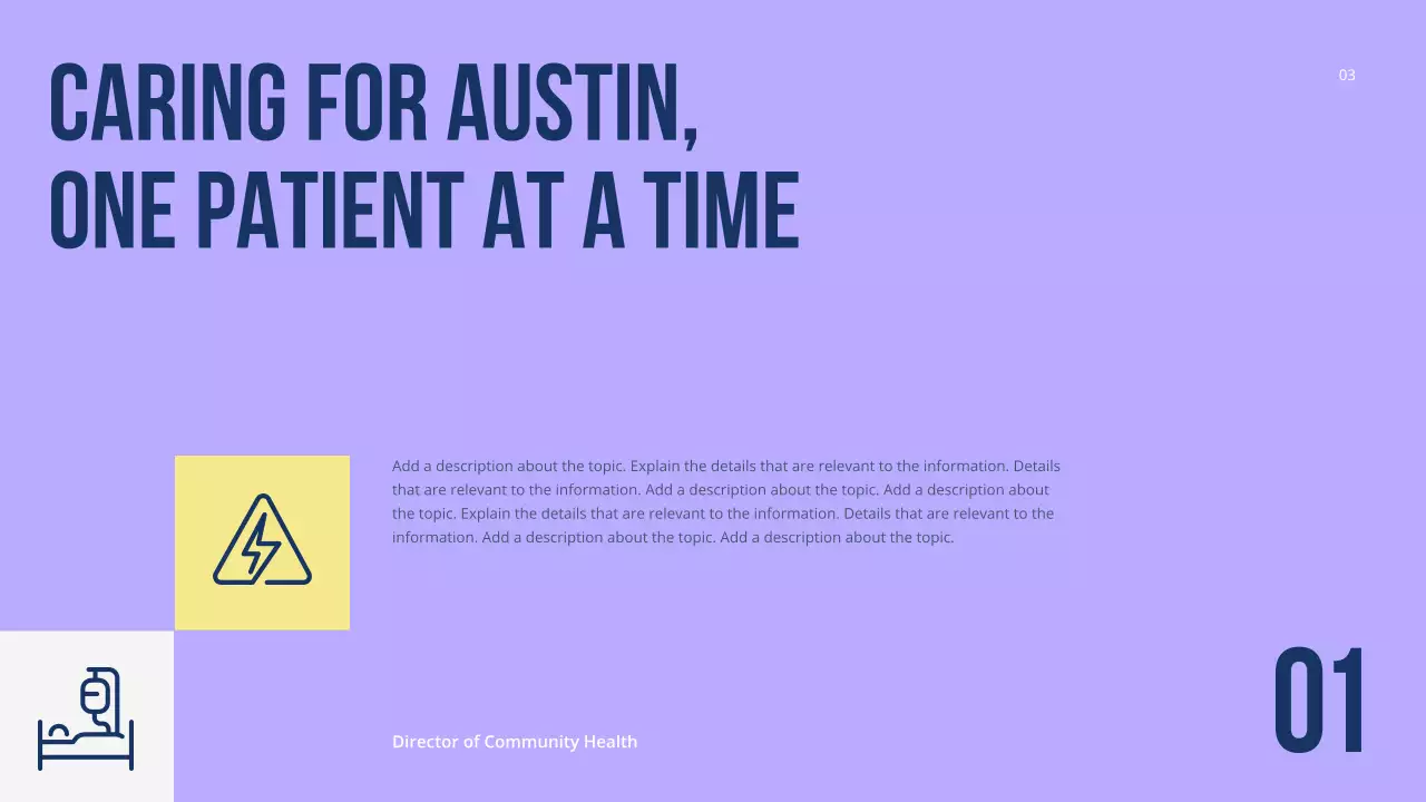 Colourful Modern Healthcare Promotion Presentation