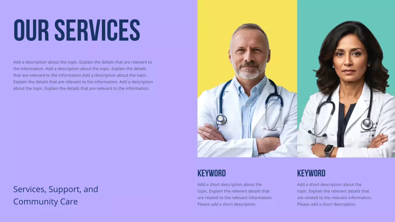 Colourful Modern Healthcare Promotion Presentation