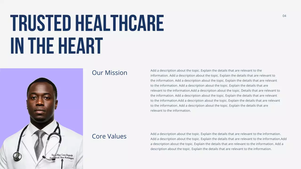 Colourful Modern Healthcare Promotion Presentation