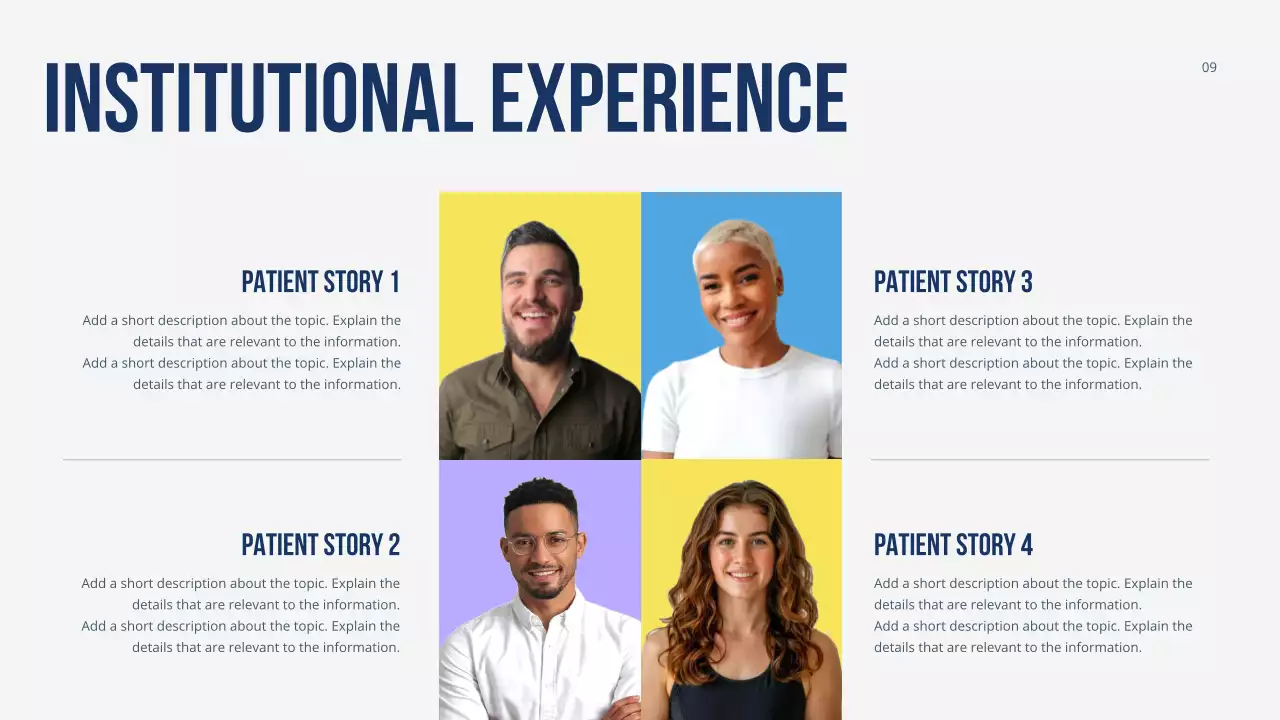 Colourful Modern Healthcare Promotion Presentation