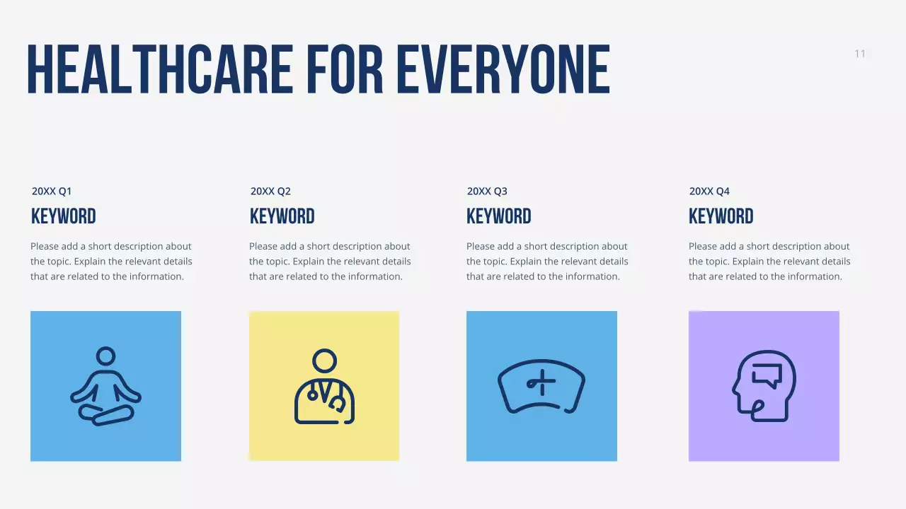 Colourful Modern Healthcare Promotion Presentation