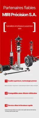 Promotion de produits de voiture moderne rouge