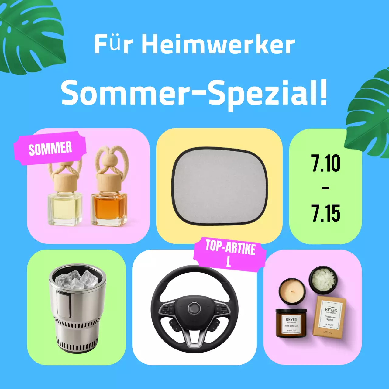 Sky Blue Pop Autozubehör Sale