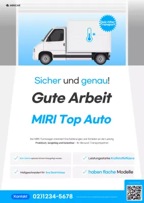 Blaue einfache Frachttransport-Aktion
