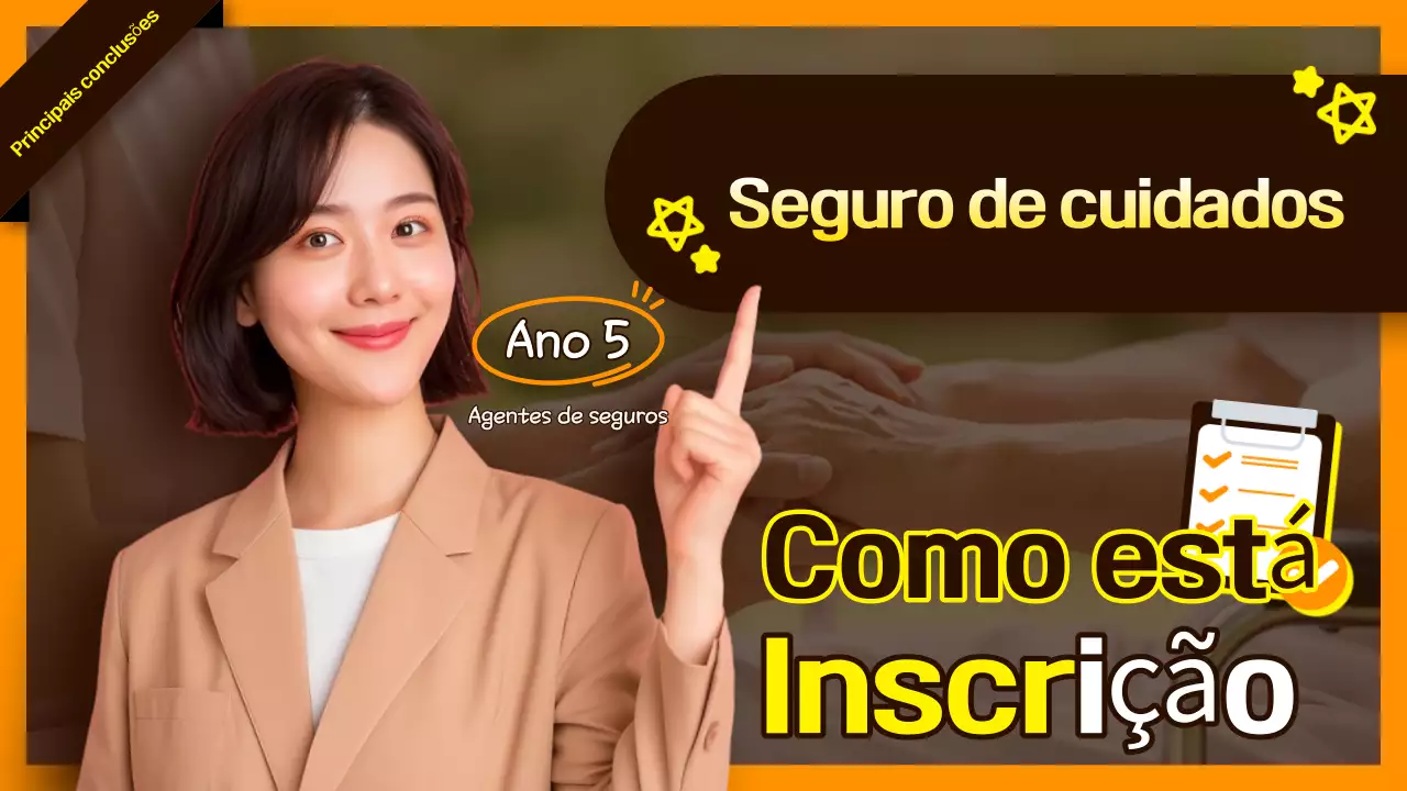 Anúncio de Seguro Moderno Laranja
