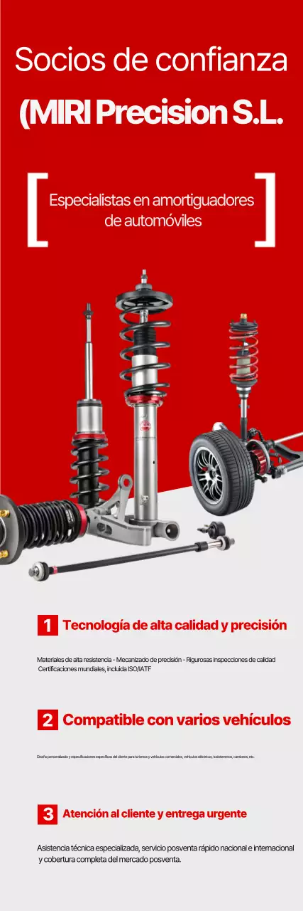 Promoción de productos de coches modernos rojos