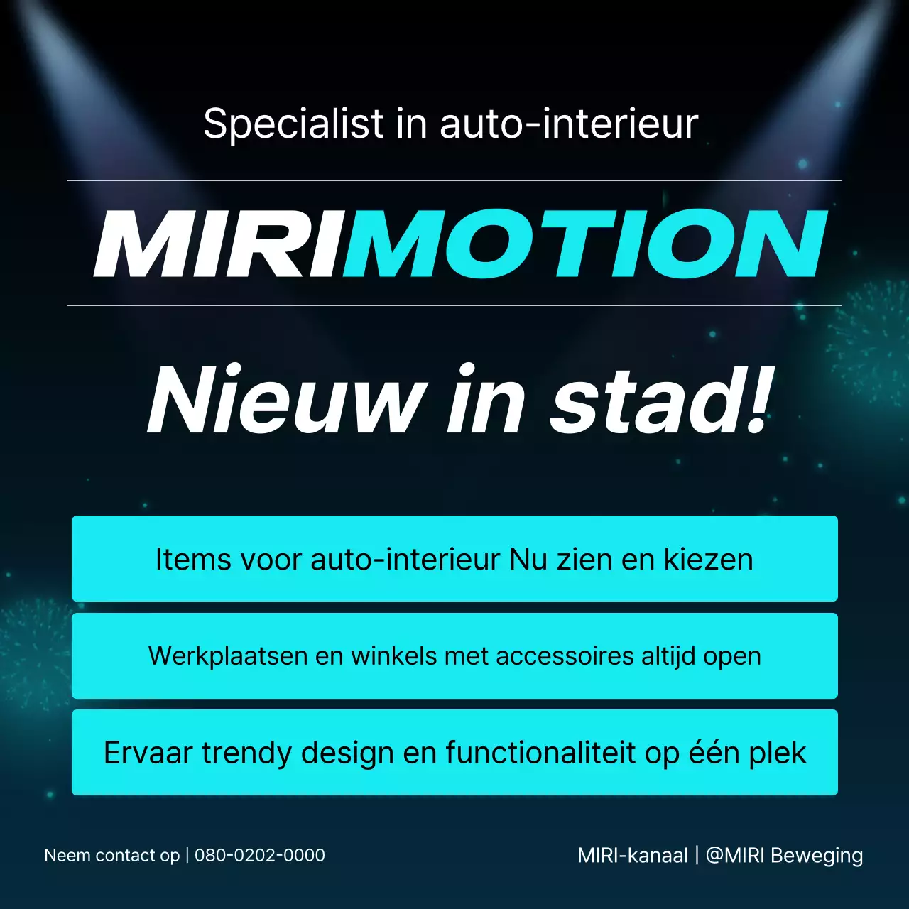 Promotie van het merk Sky Blue Modern Car Interior Accessories