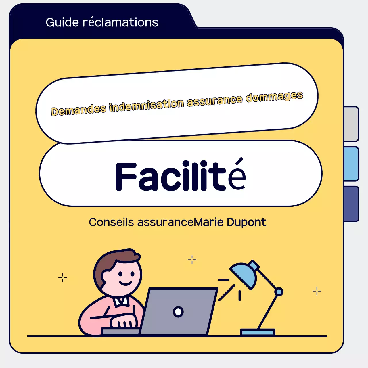 Guide simple de réclamation d'assurance jaune