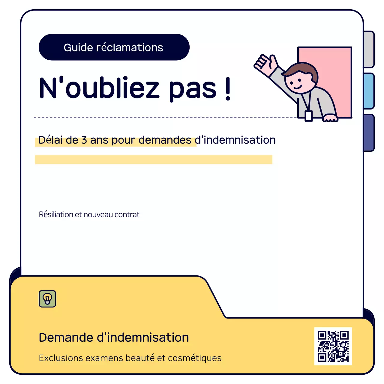 Guide simple de réclamation d'assurance jaune