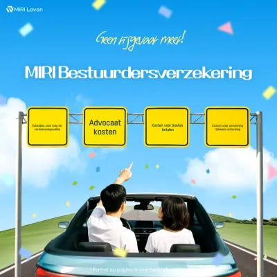 Advertentie voor Blue Modern Insurance