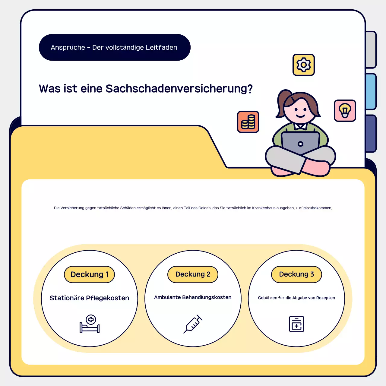 Yellow Simple Leitfaden für Versicherungsansprüche