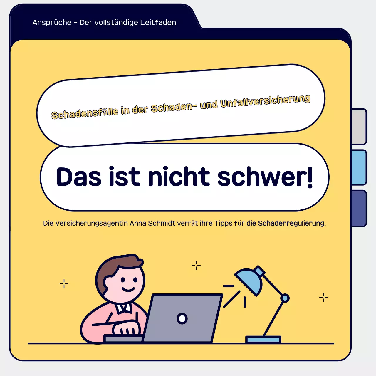 Yellow Simple Leitfaden für Versicherungsansprüche