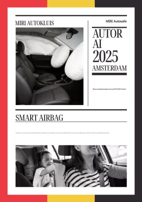 Promotie van zwarte moderne autotechnologie