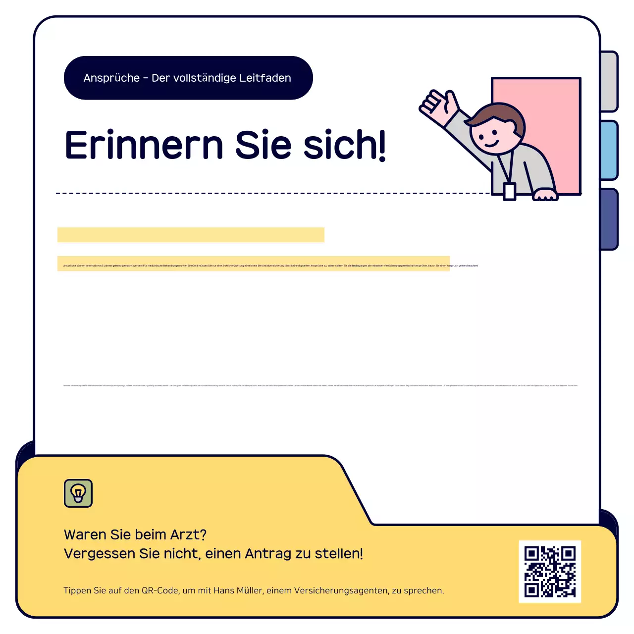 Yellow Simple Leitfaden für Versicherungsansprüche