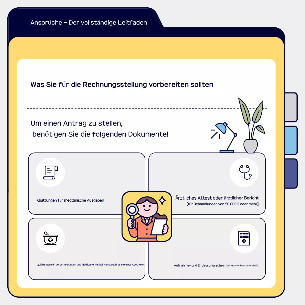 Yellow Simple Leitfaden für Versicherungsansprüche