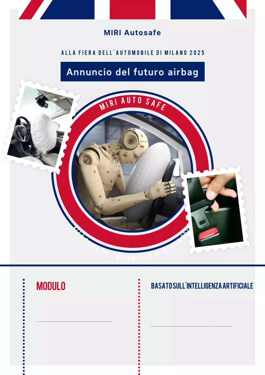 Promozione della sicurezza delle auto moderne bianche