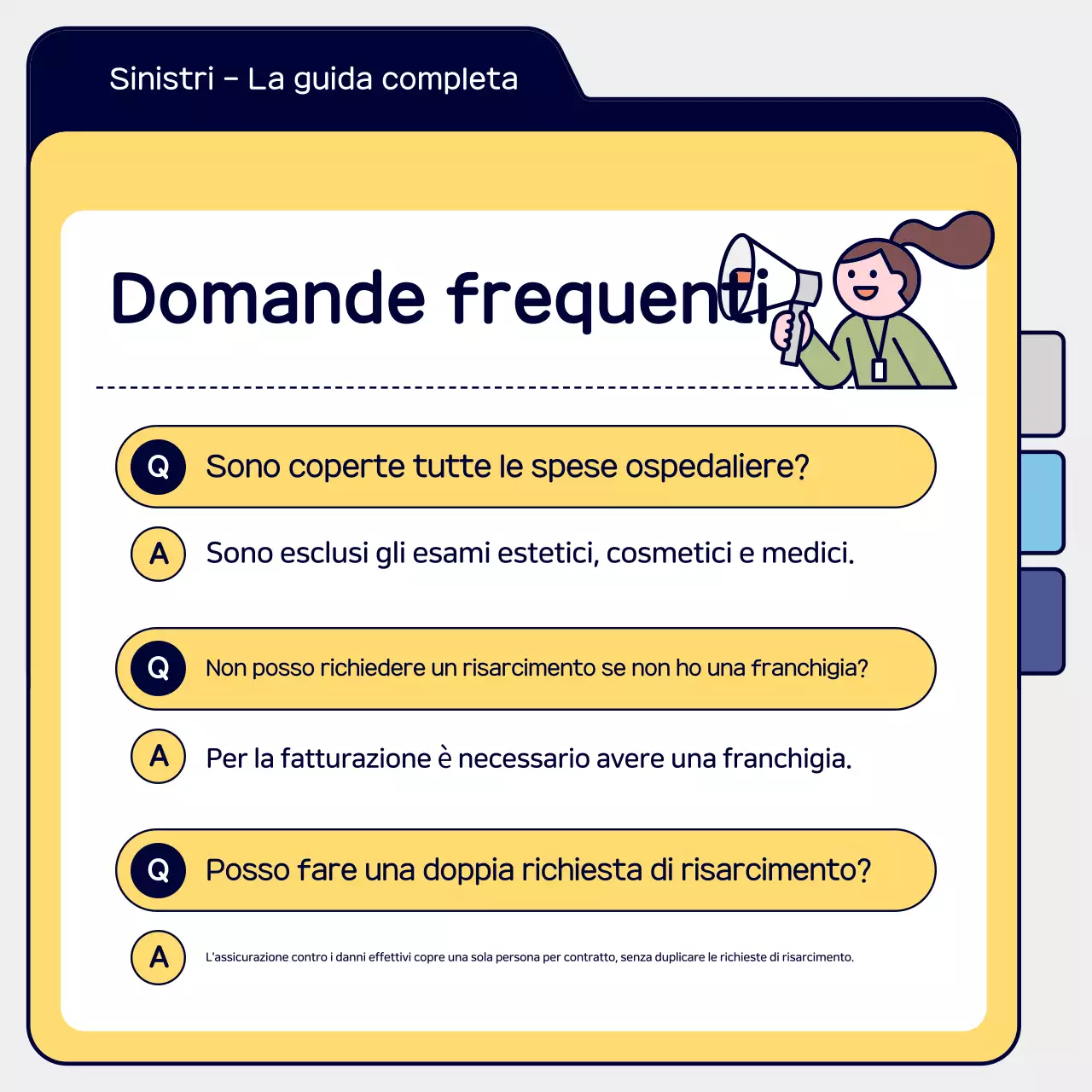 Guida semplice per la richiesta di risarcimento assicurativo in giallo