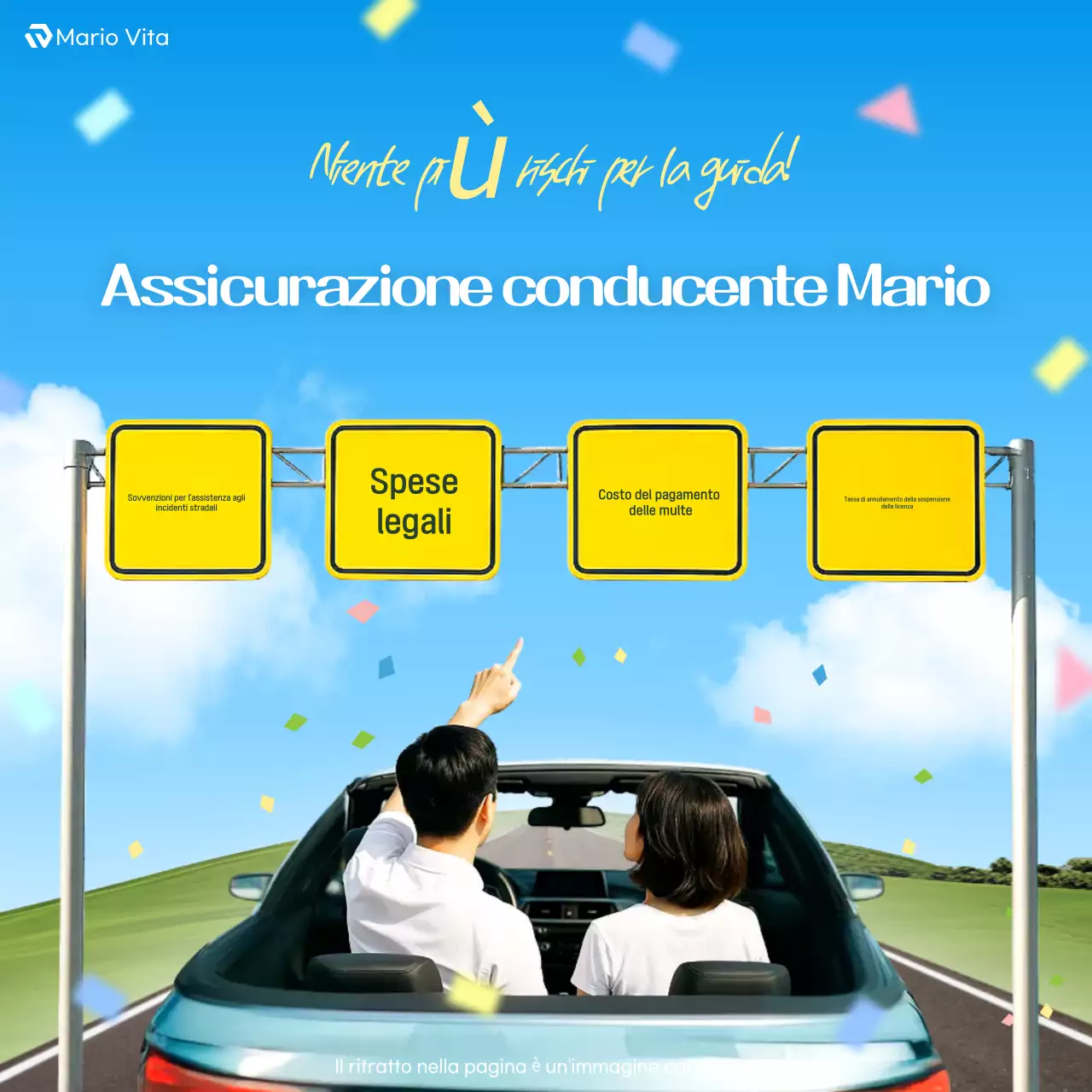 Pubblicità di Blue Modern Insurance