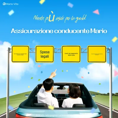 Pubblicità di Blue Modern Insurance