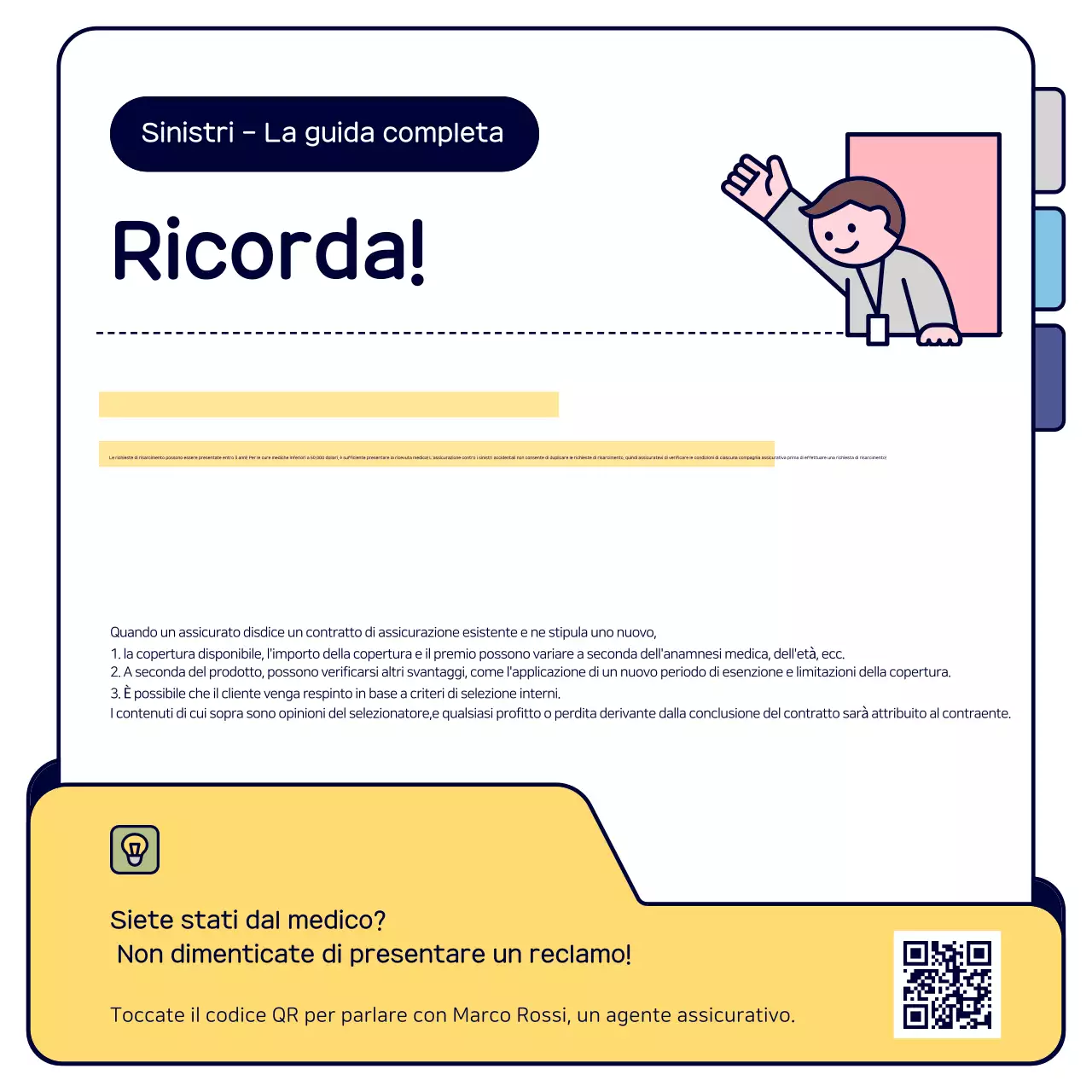 Guida semplice per la richiesta di risarcimento assicurativo in giallo