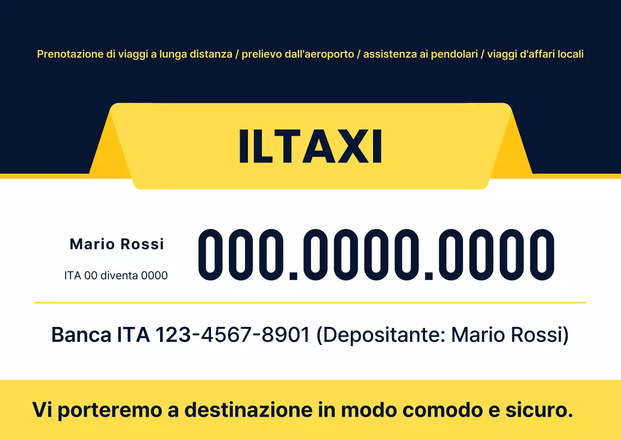 Pubblicità stradale moderna gialla