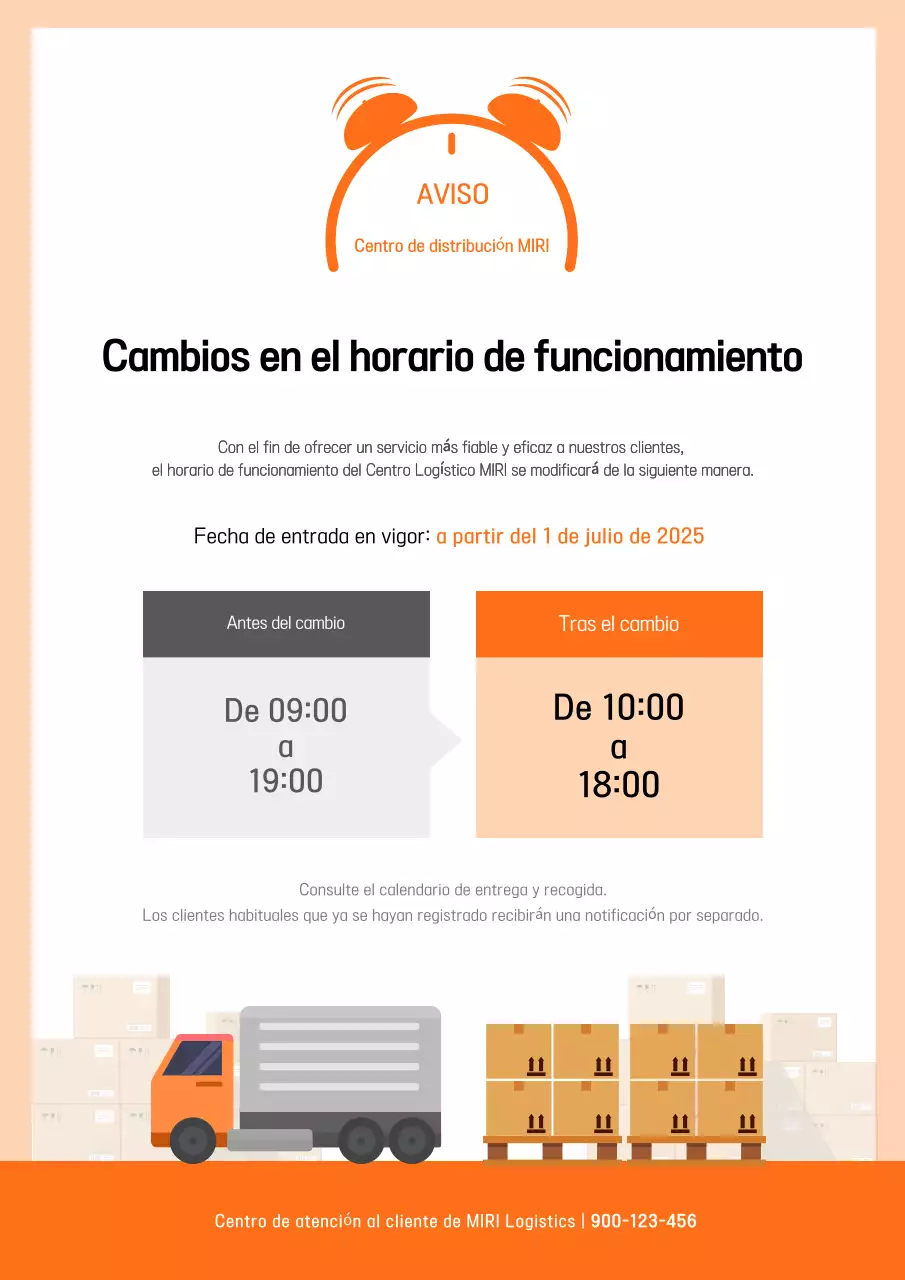 Guía sencilla de horarios de atención de Orange