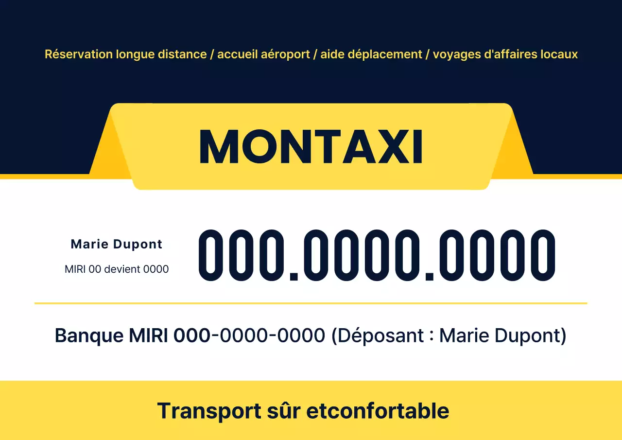 Publicité routière moderne jaune