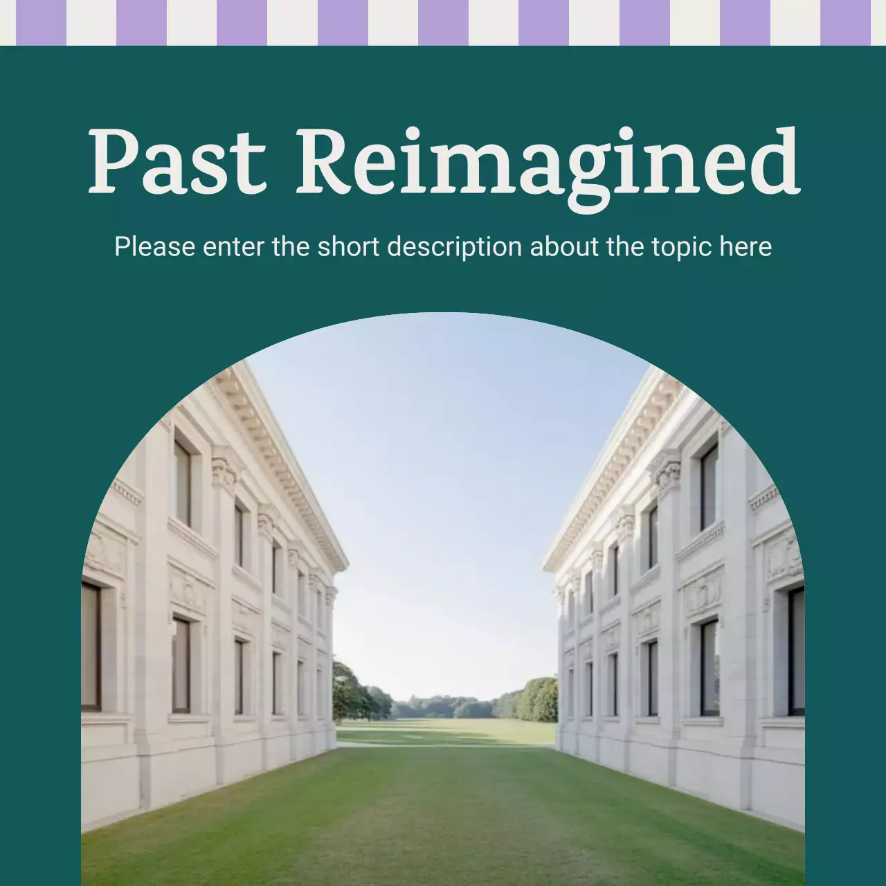 Purple Classic Historical Event Announcement Carousel