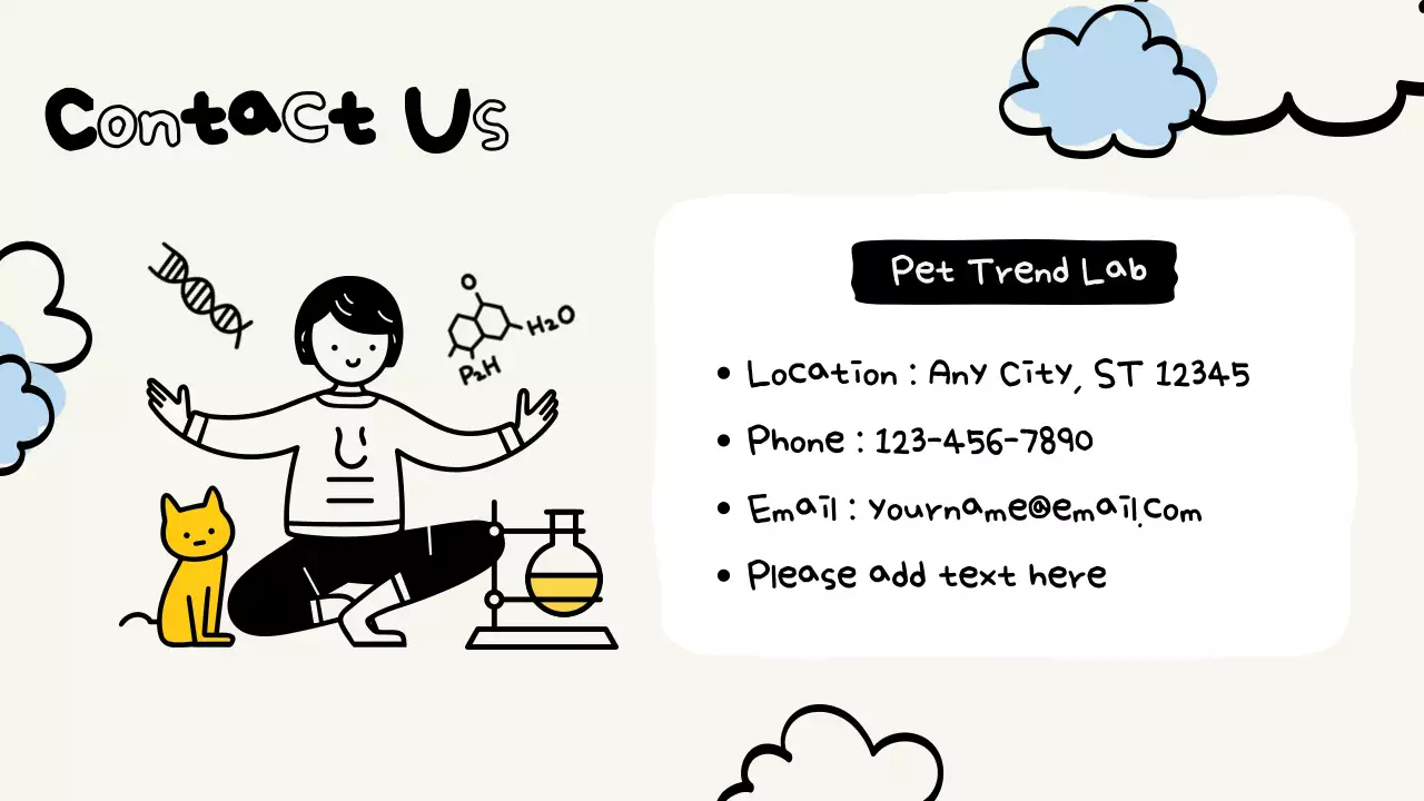 다채로운 미니멀 애완동물 사업 가이드 프레젠테이션