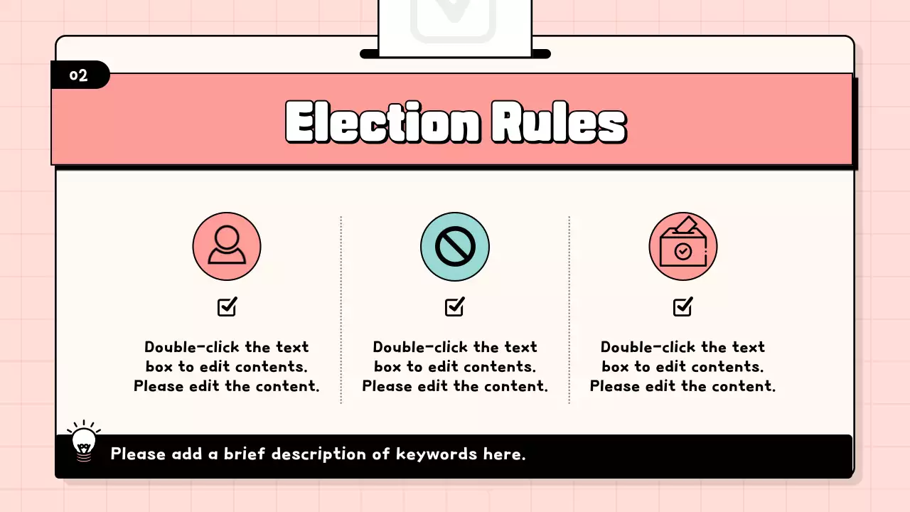 Coral Simple 선거 가이드 프레젠테이션