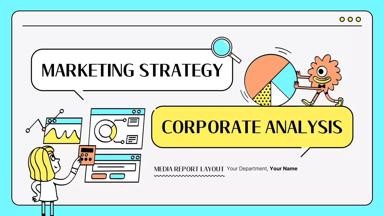 Colorful Professional Marketing Report Document Presentation