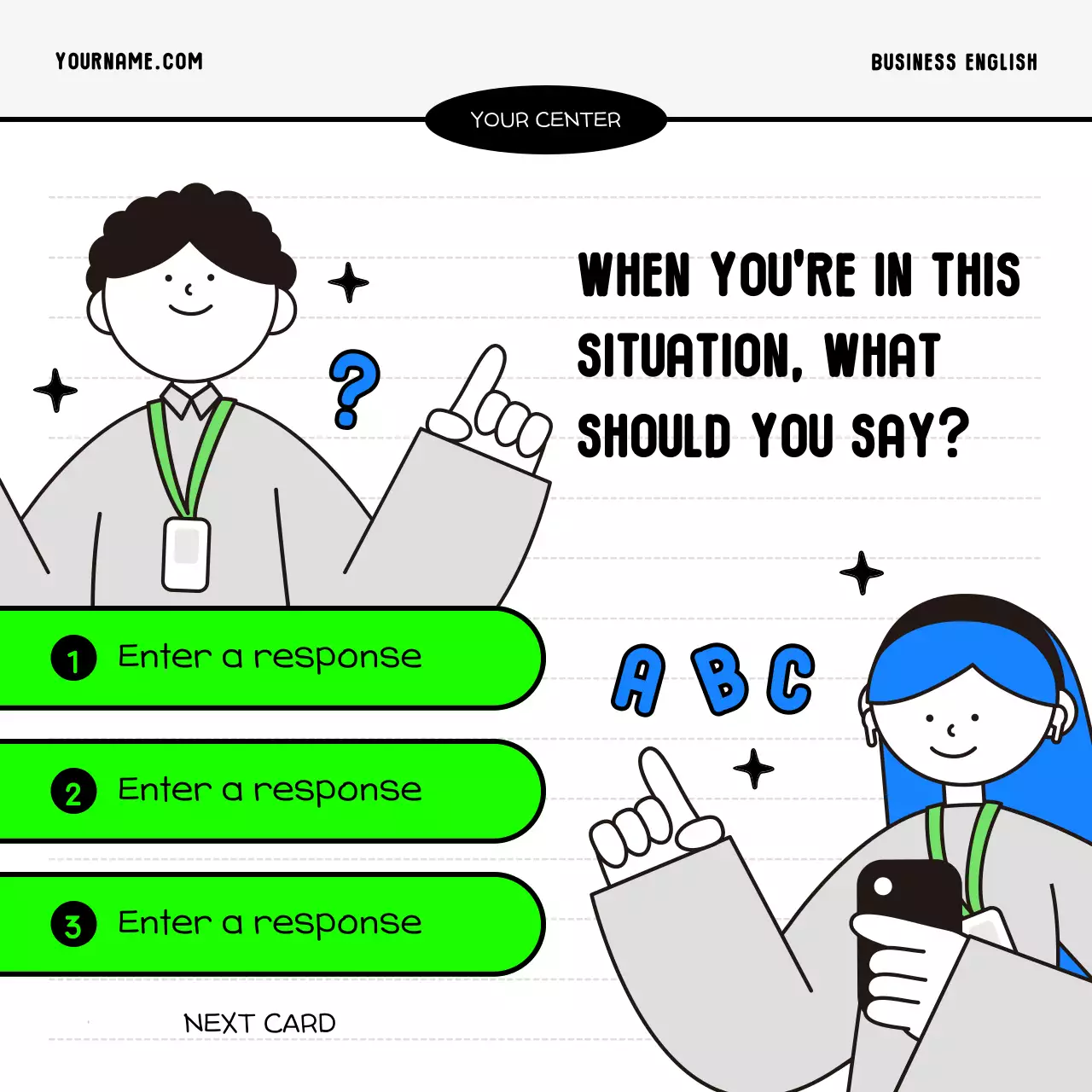 Green Modern Business Guide Instagram Carousel