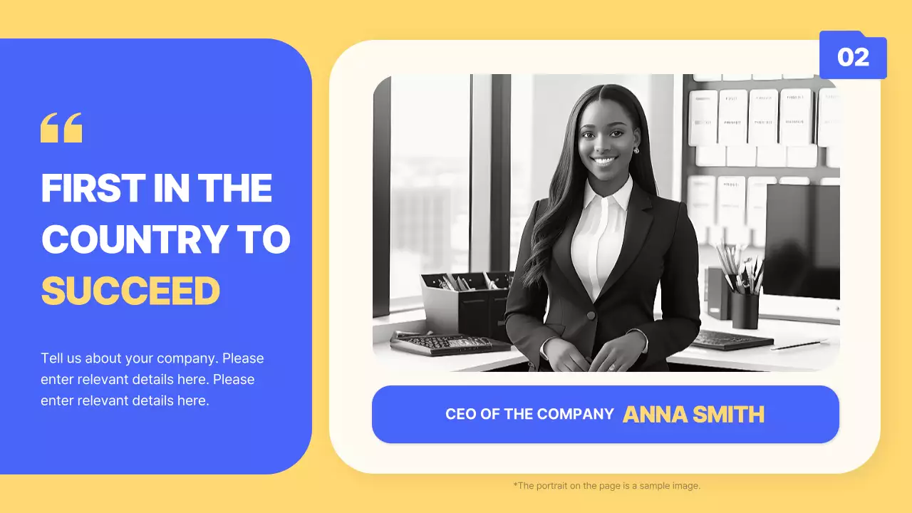 블루 모던 가이드 프레젠테이션