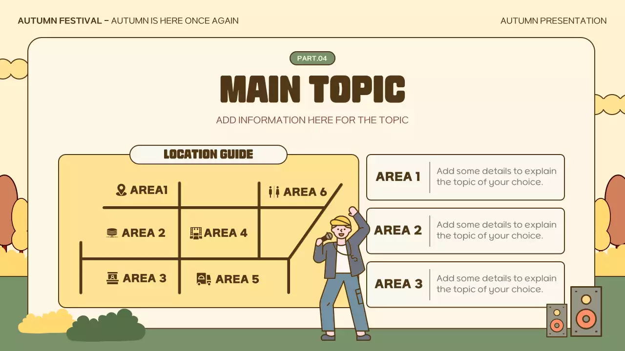 Green Retro Festival Announcement Presentation