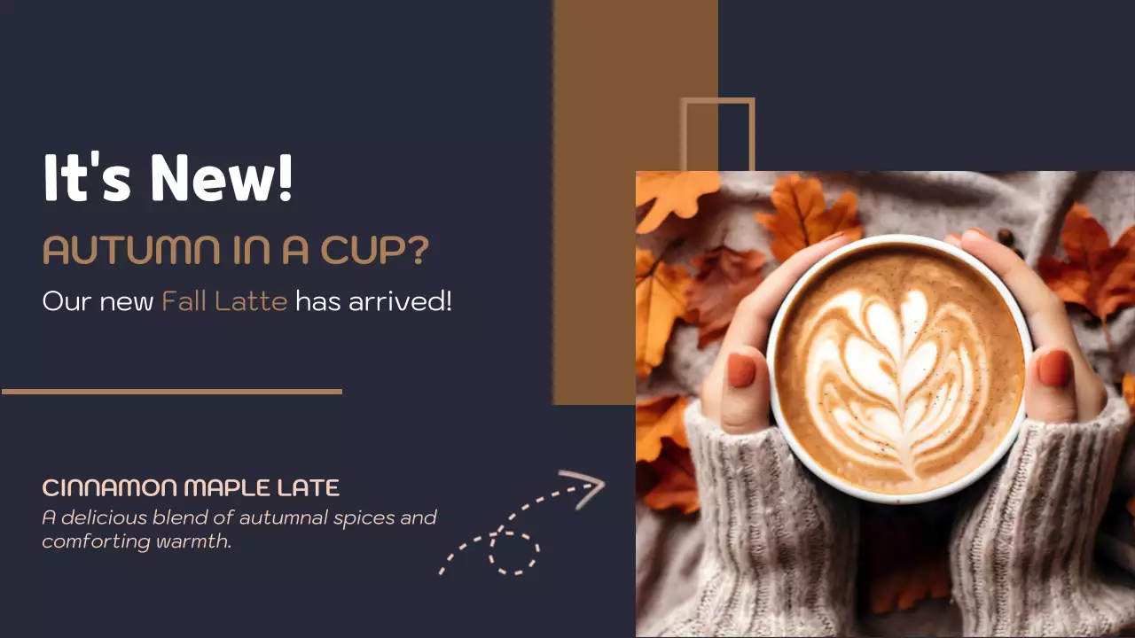 브라운 모던 커피 프로모션 프리젠테이션