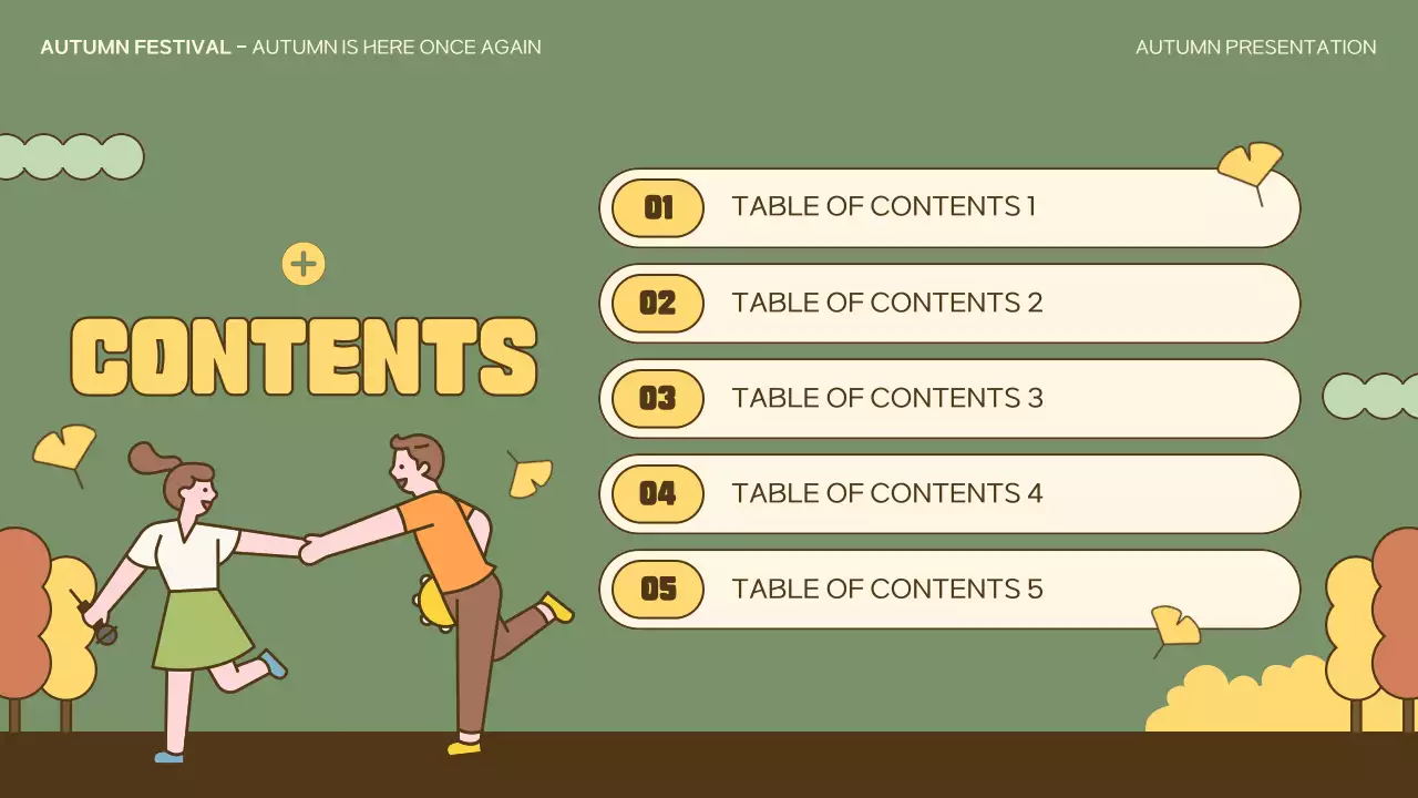 Green Retro Festival Announcement Presentation