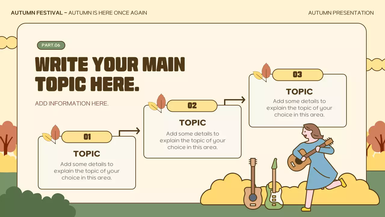 Green Retro Festival Announcement Presentation