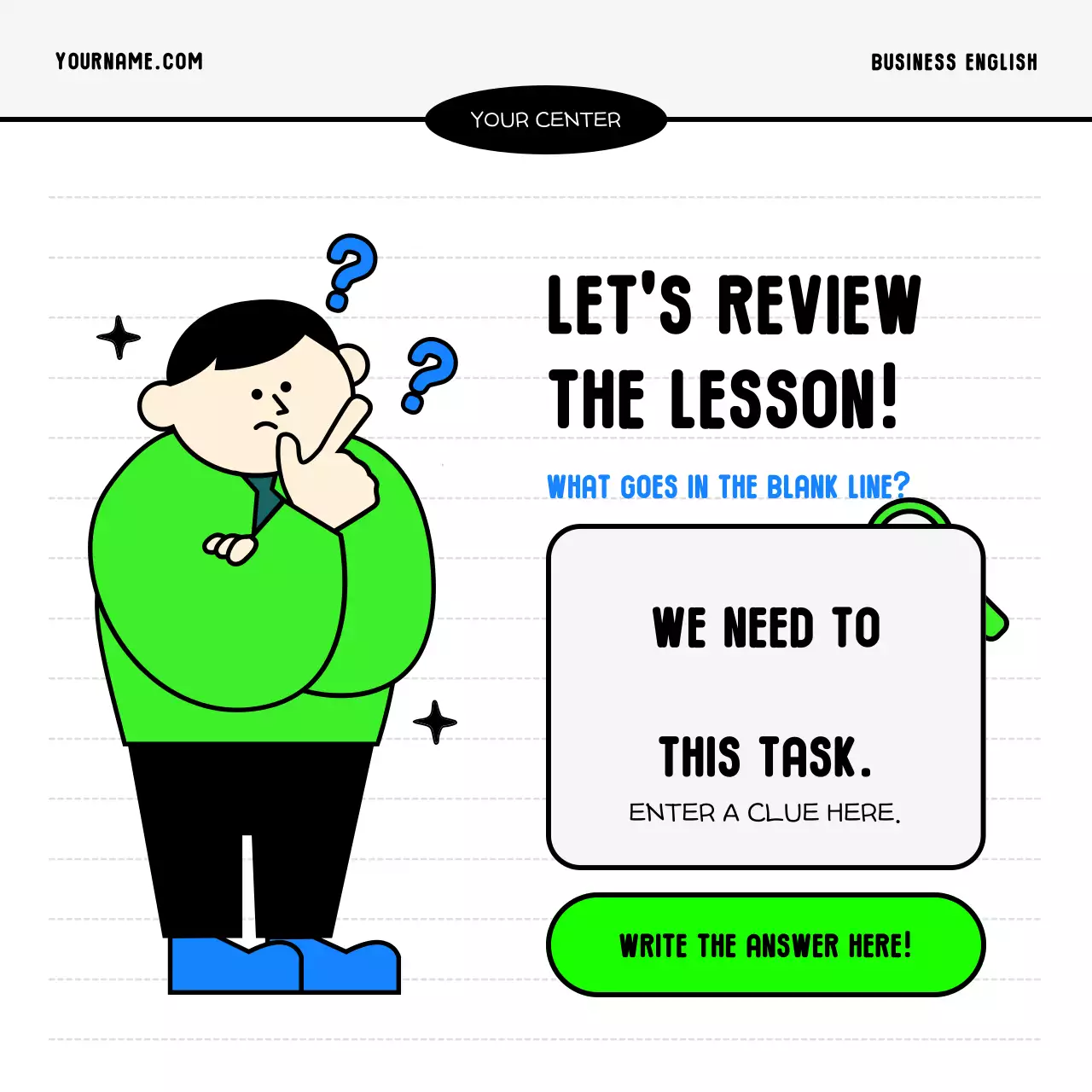 Green Modern Business Guide Instagram Carousel