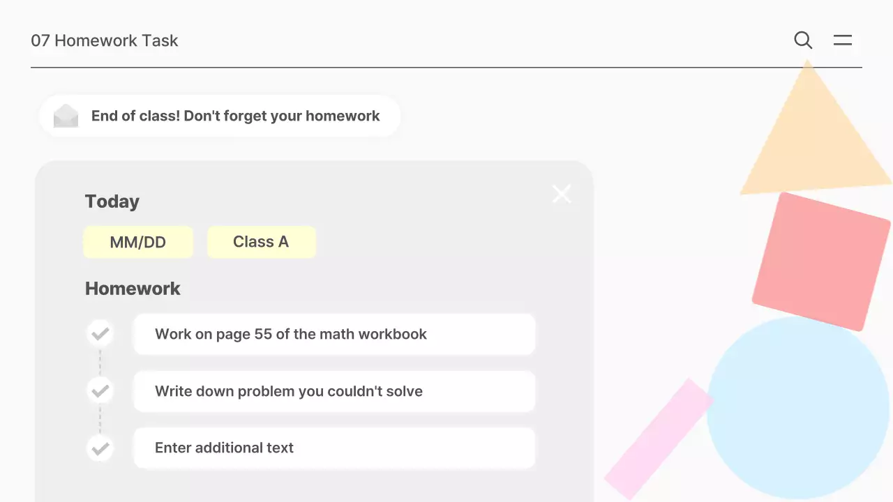 Blue Modern Math Guide Presentation