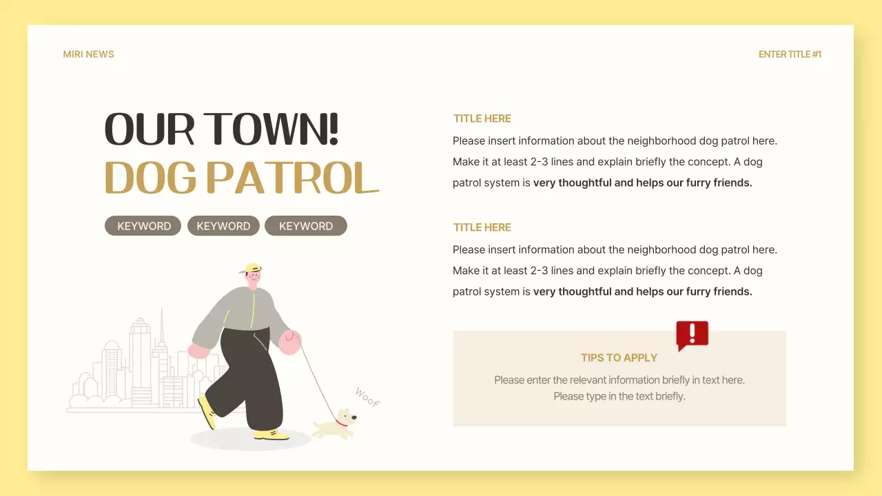 Blue Modern City Guide Presentation