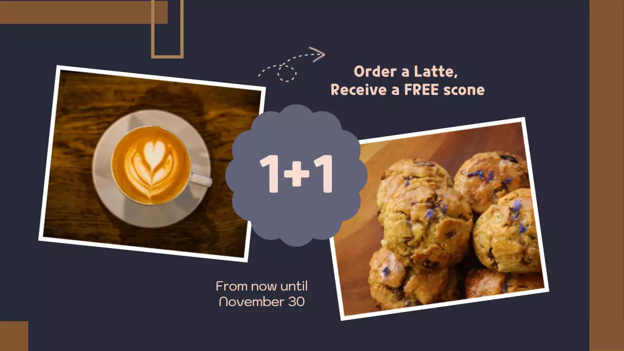 브라운 모던 커피 프로모션 프리젠테이션