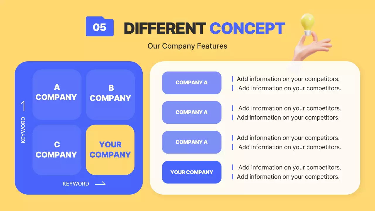 블루 모던 가이드 프레젠테이션