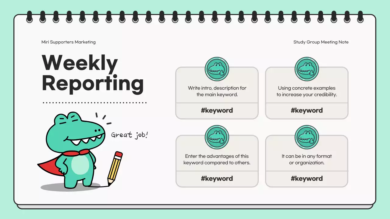 Mint Simple Study Guide Presentation