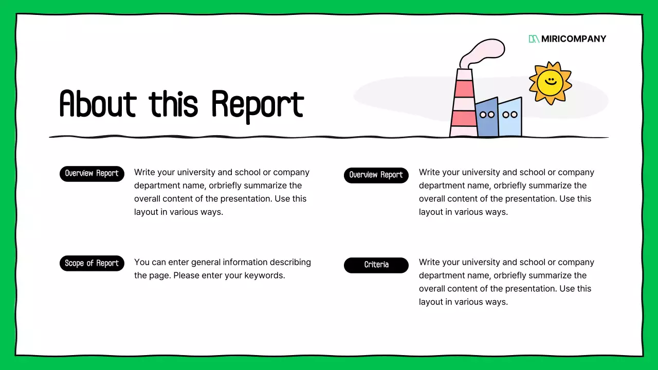 Green Simple Esg Report Presentation