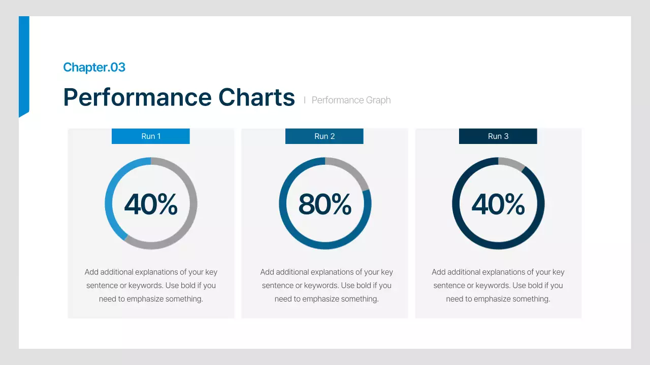 Simple office worker business plan in navy and blue