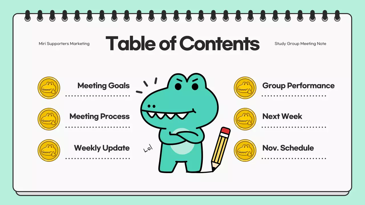 Mint Simple Study Guide Presentation