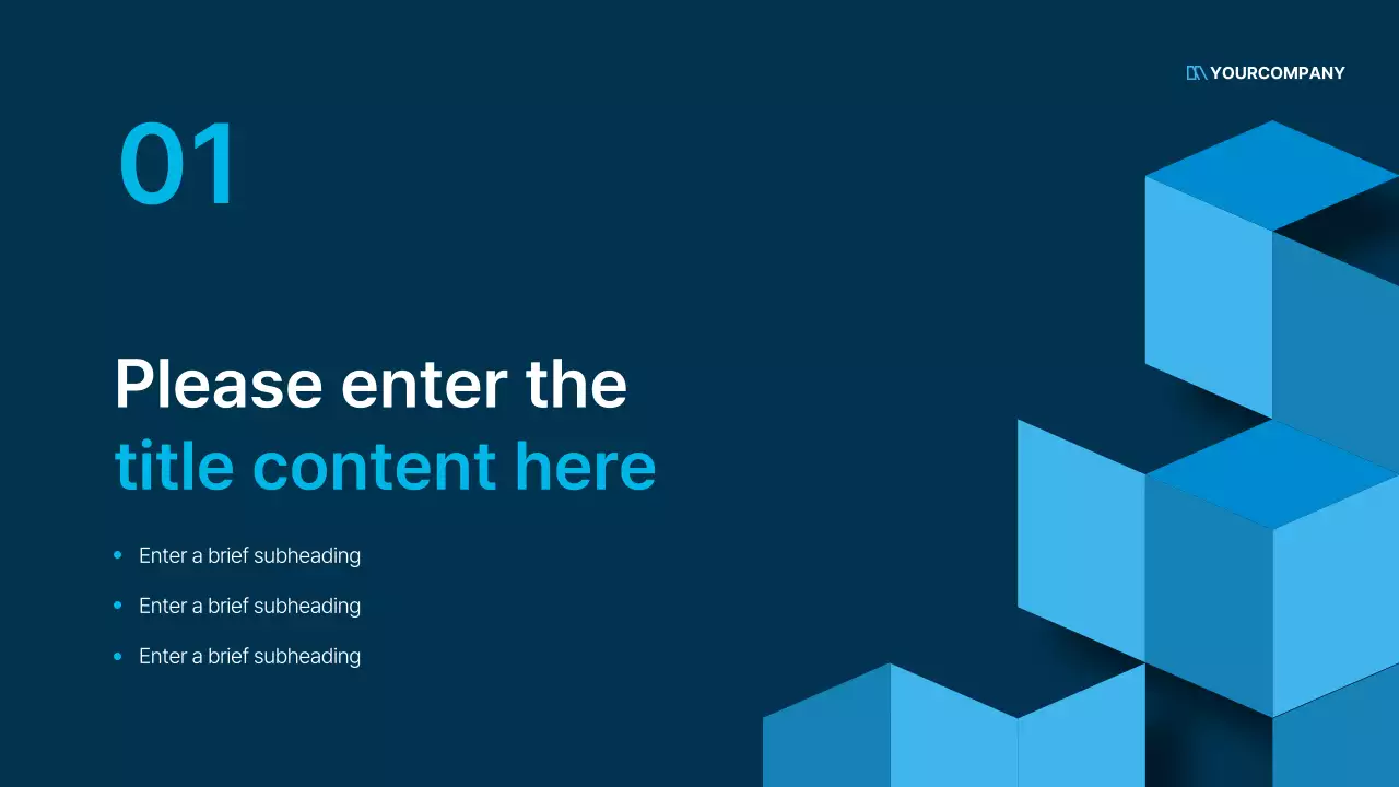 Simple office worker business plan in navy and blue